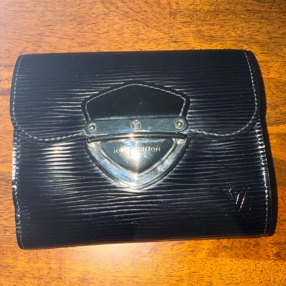 Louis Vuitton Black Epi Leather Koala Wallet
